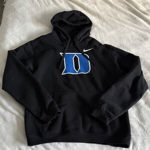 Nike Black Hoodie with Duke Logo